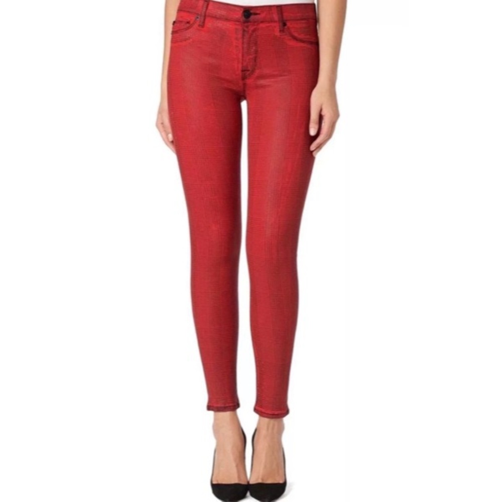 NWOT Hudson Nico Super Skinny Jeans Grid 28x30💕💕